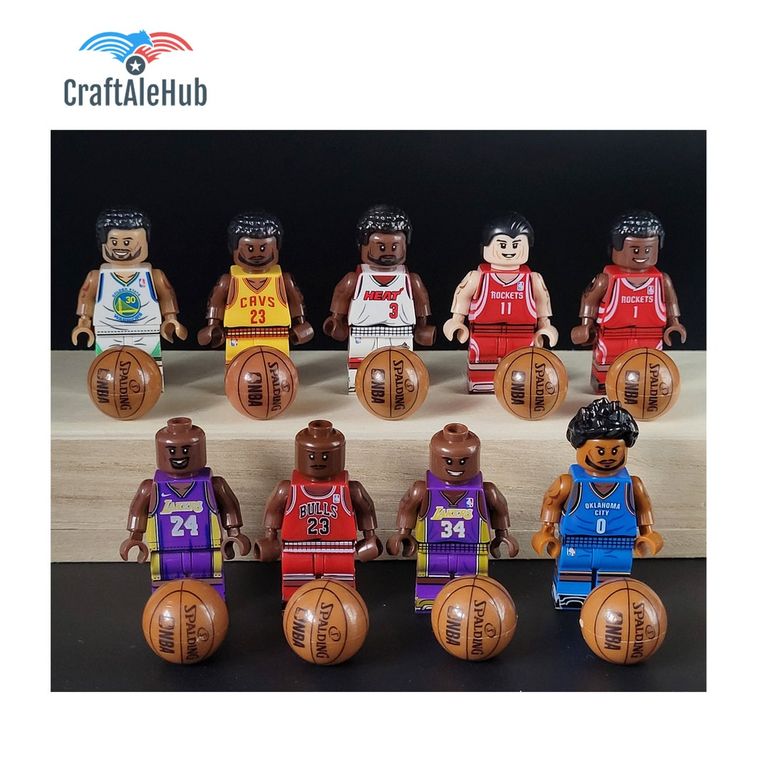 NBA Basketball All Star Players Handmade Figures