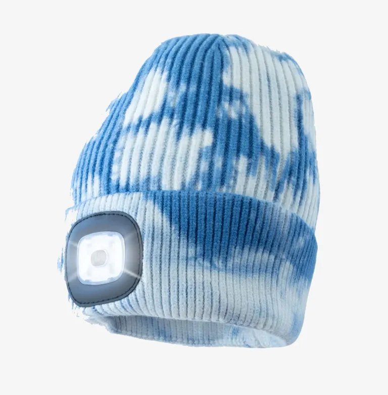 Beanie with Light, Warm Knit Hat
