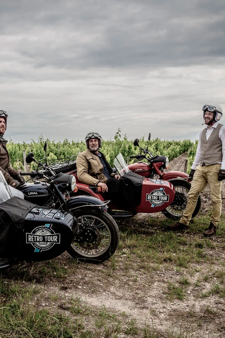 Discover Saint-Emilion in a Sidecar in Bordeaux, France 🇫🇷