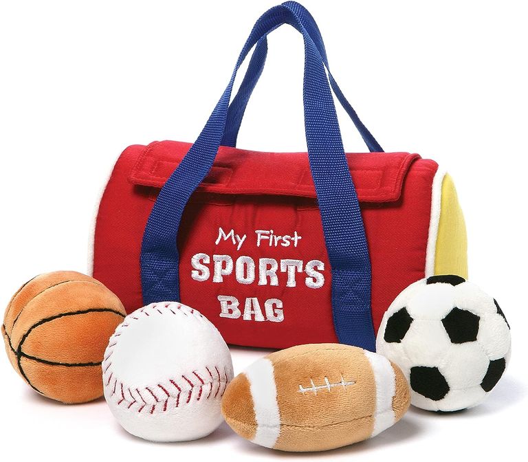 "My First Sports Bag" Stuffed Plush Playset for Babies