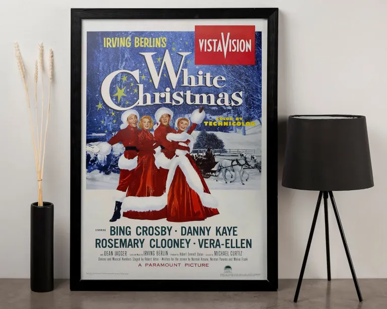 White Christmas Lovers Movie Poster